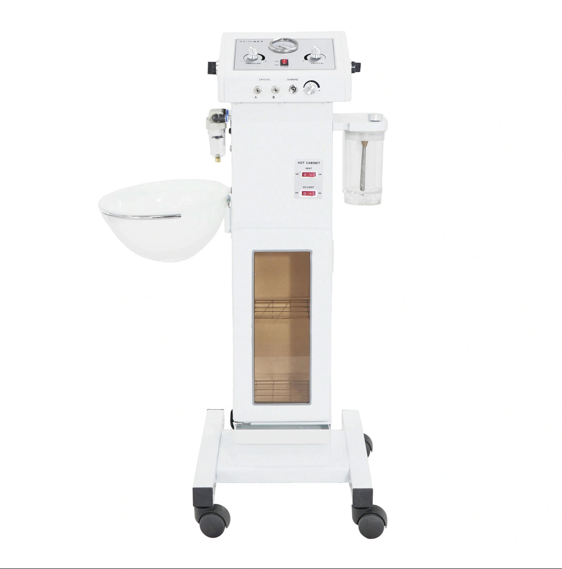 Diamond Microdermabrasion With Hot Towel Cabinets