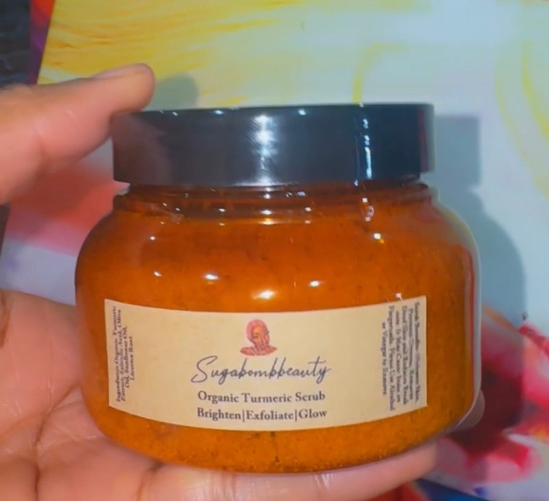 Sugabombbeauty Organic Turmeric Scrub